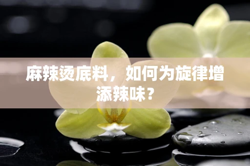 麻辣烫底料，如何为旋律增添辣味？