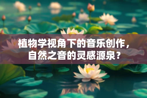 植物学视角下的音乐创作，自然之音的灵感源泉？