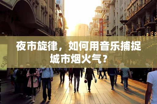 夜市旋律，如何用音乐捕捉城市烟火气？