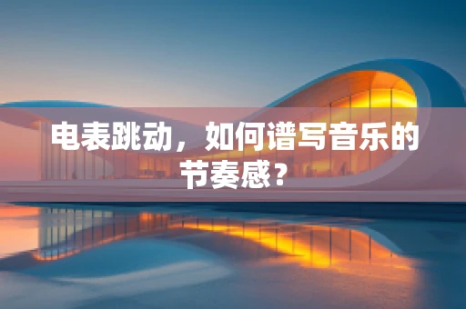 电表跳动，如何谱写音乐的节奏感？