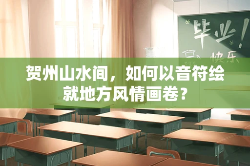 贺州山水间，如何以音符绘就地方风情画卷？