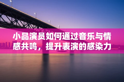 小品演员如何通过音乐与情感共鸣，提升表演的感染力？