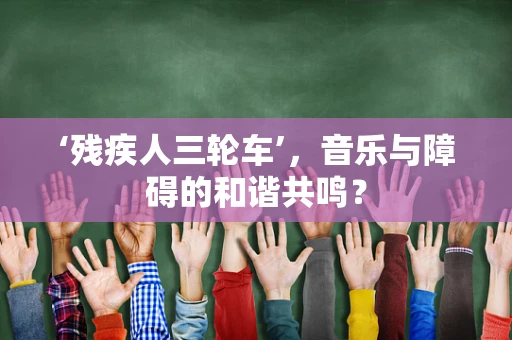 ‘残疾人三轮车’，音乐与障碍的和谐共鸣？