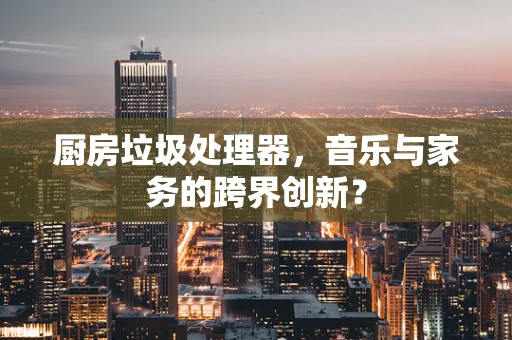 厨房垃圾处理器，音乐与家务的跨界创新？