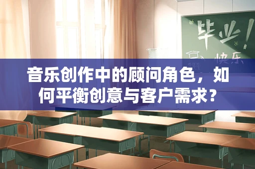 音乐创作中的顾问角色，如何平衡创意与客户需求？