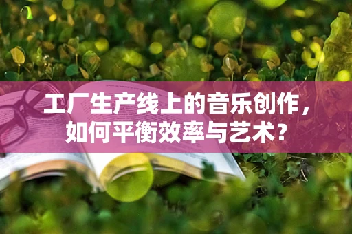 工厂生产线上的音乐创作，如何平衡效率与艺术？