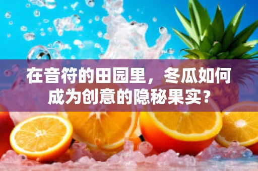 在音符的田园里，冬瓜如何成为创意的隐秘果实？