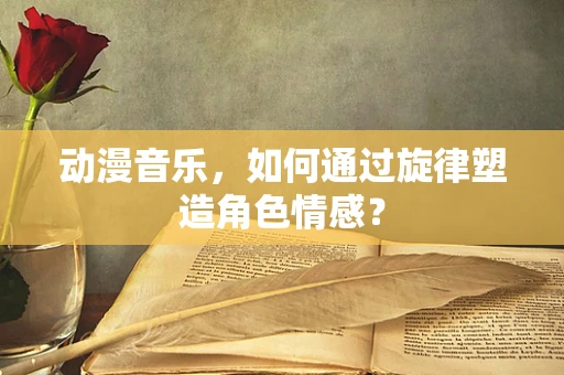 动漫音乐，如何通过旋律塑造角色情感？