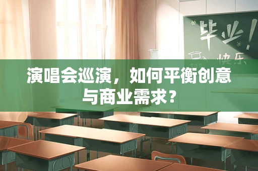演唱会巡演，如何平衡创意与商业需求？