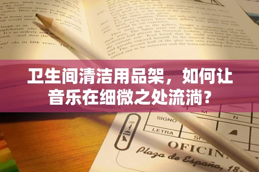 卫生间清洁用品架，如何让音乐在细微之处流淌？