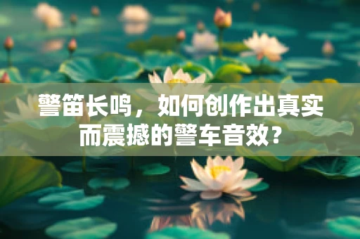 警笛长鸣，如何创作出真实而震撼的警车音效？
