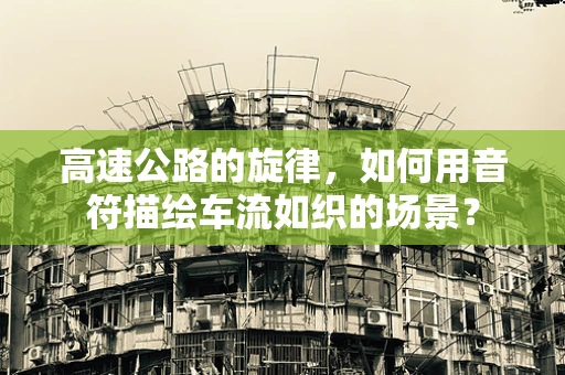 高速公路的旋律，如何用音符描绘车流如织的场景？