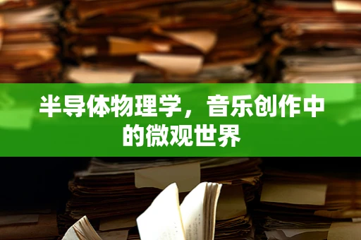 半导体物理学，音乐创作中的微观世界
