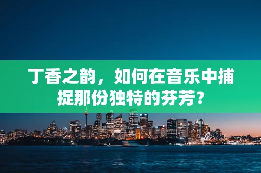 丁香之韵，如何在音乐中捕捉那份独特的芬芳？
