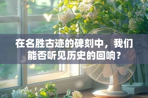 在名胜古迹的碑刻中，我们能否听见历史的回响？