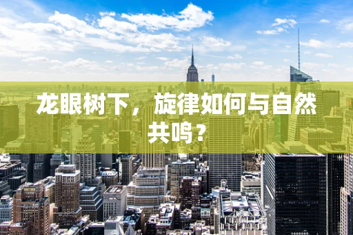 龙眼树下，旋律如何与自然共鸣？