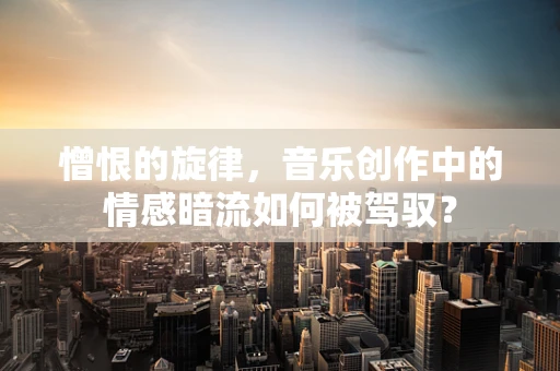 憎恨的旋律，音乐创作中的情感暗流如何被驾驭？