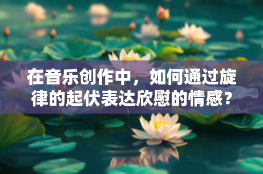 在音乐创作中，如何通过旋律的起伏表达欣慰的情感？