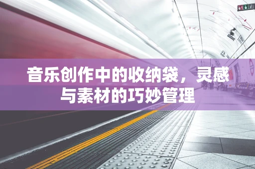 音乐创作中的收纳袋，灵感与素材的巧妙管理