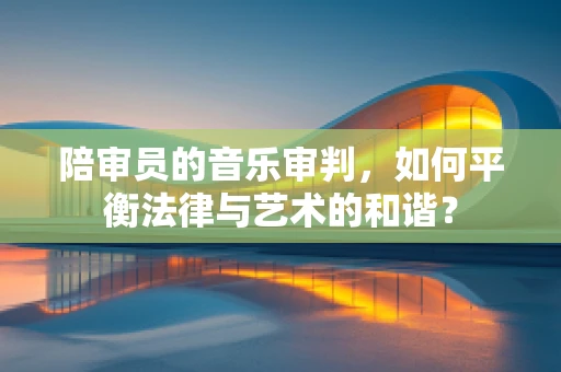 陪审员的音乐审判，如何平衡法律与艺术的和谐？