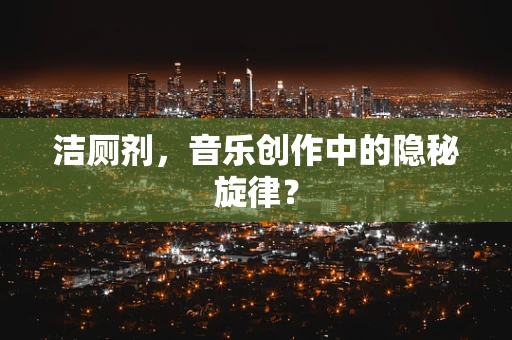 洁厕剂，音乐创作中的隐秘旋律？