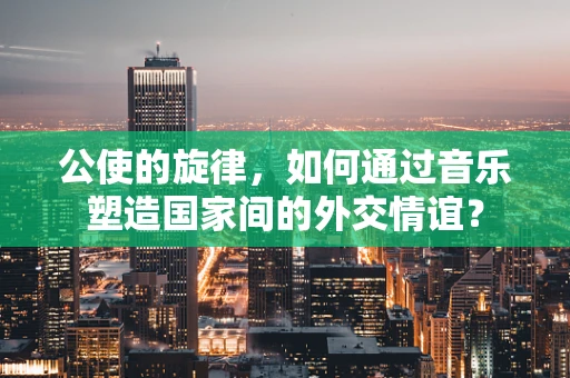 公使的旋律，如何通过音乐塑造国家间的外交情谊？