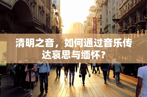 清明之音，如何通过音乐传达哀思与缅怀？