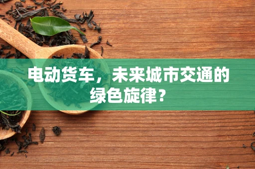 电动货车，未来城市交通的绿色旋律？