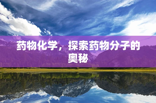 药物化学，探索药物分子的奥秘