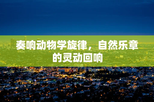 奏响动物学旋律，自然乐章的灵动回响