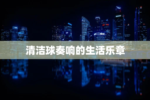 清洁球奏响的生活乐章
