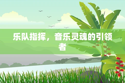 乐队指挥，音乐灵魂的引领者
