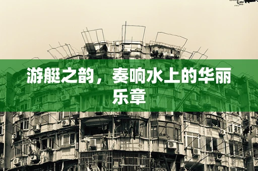 游艇之韵，奏响水上的华丽乐章