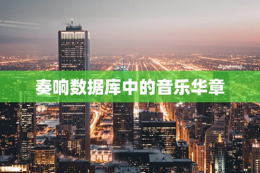 奏响数据库中的音乐华章