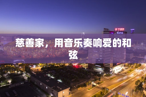 慈善家，用音乐奏响爱的和弦