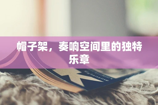 帽子架，奏响空间里的独特乐章