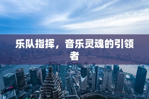 乐队指挥，音乐灵魂的引领者