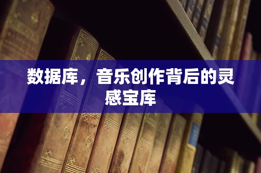 数据库，音乐创作背后的灵感宝库