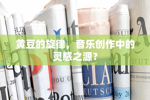 黄豆的旋律，音乐创作中的灵感之源？