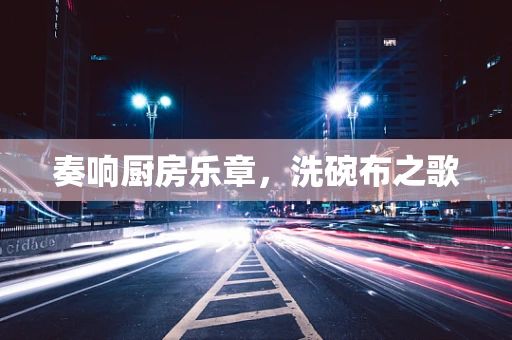 奏响厨房乐章，洗碗布之歌