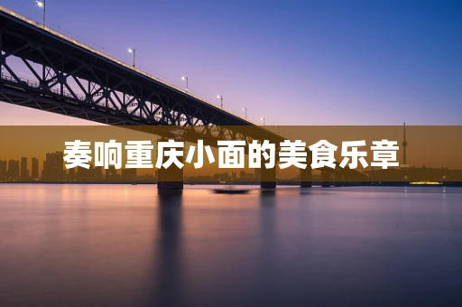 奏响重庆小面的美食乐章