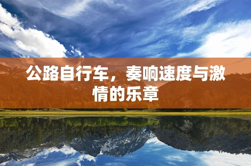 公路自行车，奏响速度与激情的乐章