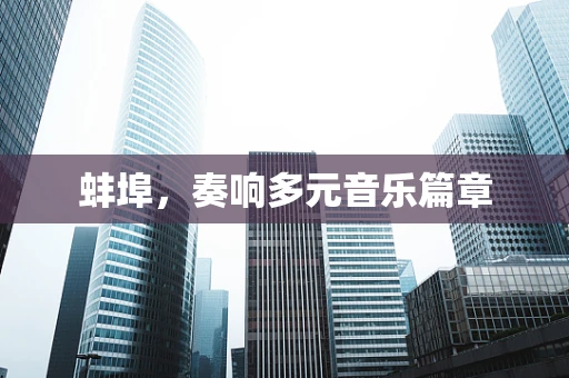 蚌埠，奏响多元音乐篇章