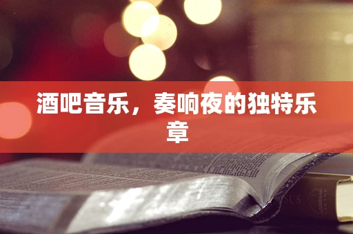 酒吧音乐，奏响夜的独特乐章
