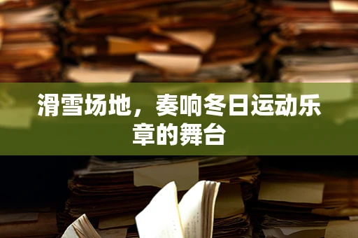 滑雪场地，奏响冬日运动乐章的舞台