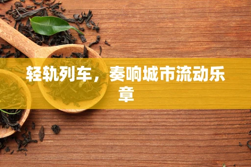 轻轨列车，奏响城市流动乐章