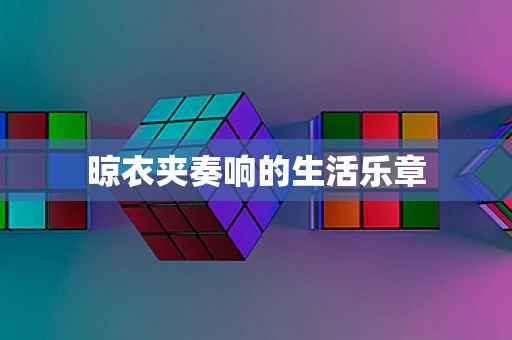 晾衣夹奏响的生活乐章