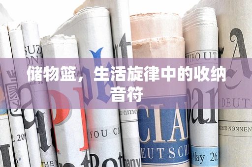 储物篮，生活旋律中的收纳音符