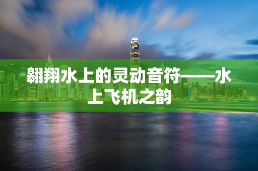 翱翔水上的灵动音符——水上飞机之韵