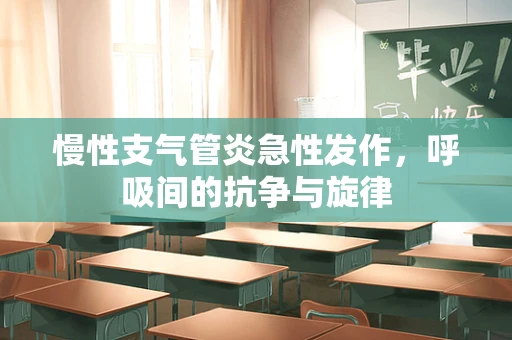 慢性支气管炎急性发作，呼吸间的抗争与旋律